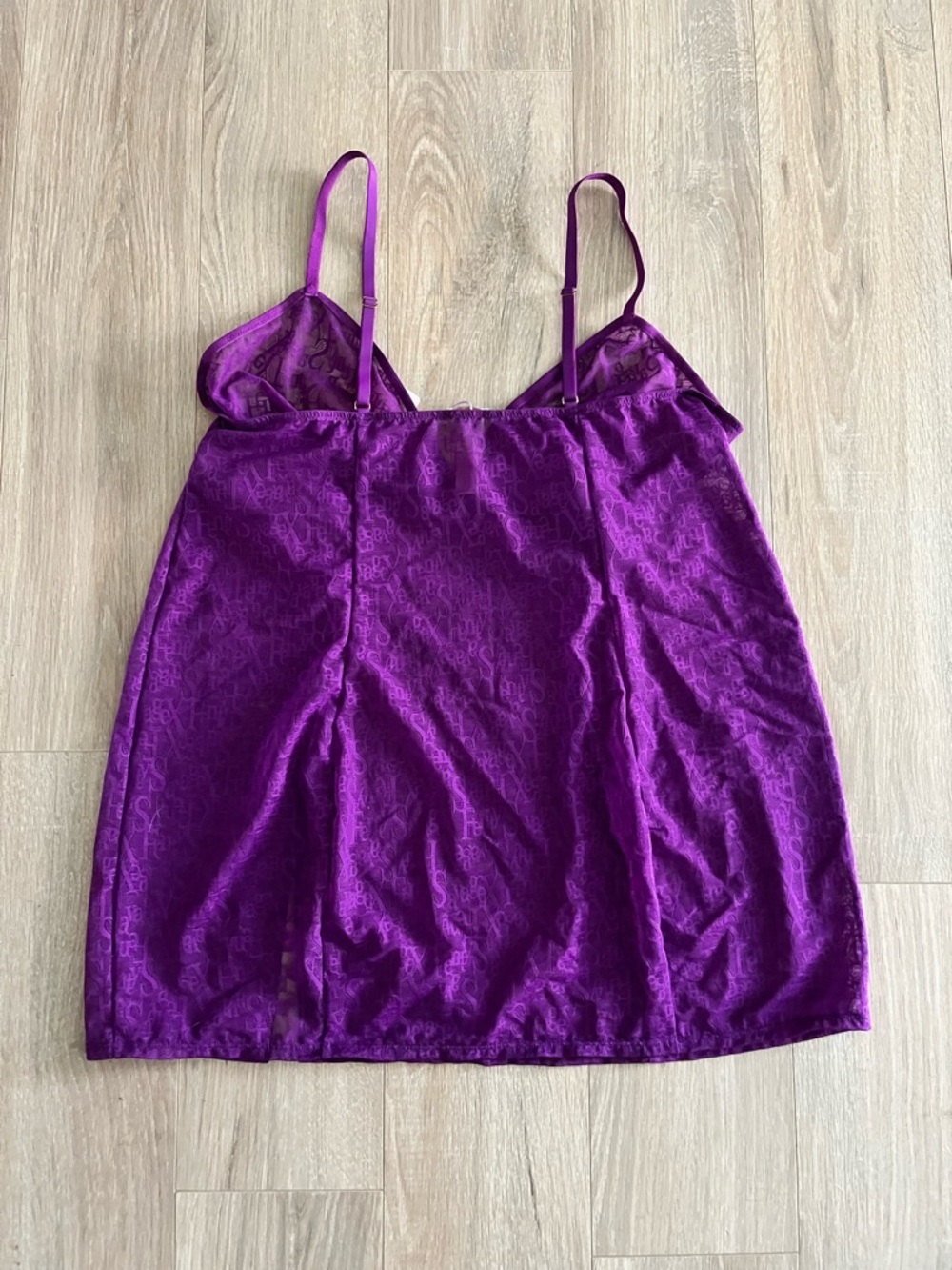 NWT Savage X Fenty Women’s Signature Script Slip Deep Purple - Size 1X - Picture 7 of 7